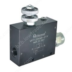 VPT-120-V-AR REGULATOR PRZEPŁYWU Z ZAWOREM ZWROTNYM