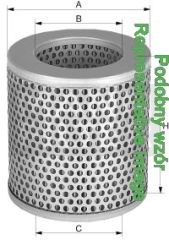 C 717/1 FILTR POWIETRZA MANN FILTER
