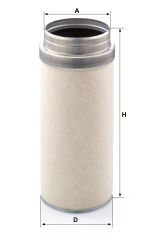 CF 2000/1 FILTR POWIETRZA MANN FILTER