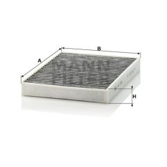 CUK 2736-2 AIR FILTER MANN FILTER