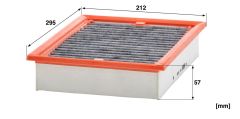 CUK 3038 FILTR POWIETRZA MANN FILTER