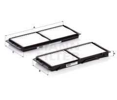 CU 26 008-2 ВОЗДУШНЫЙ ФИЛЬТР MANN FILTER