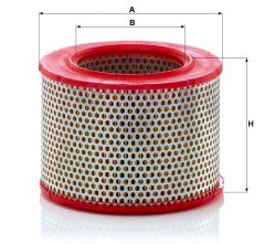C 1555/6 FILTR POWIETRZA MANN FILTER