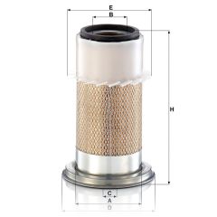 C 21 570 AIR FILTER MANN FILTER