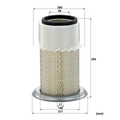 C 22 032 AIR FILTER MANN FILTER