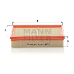 C 24 106 FILTR POWIETRZA MANN FILTER