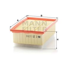 C 25 117/2 FILTR POWIETRZA MANN FILTER