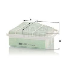 C 27 013 FILTR POWIETRZA MANN FILTER