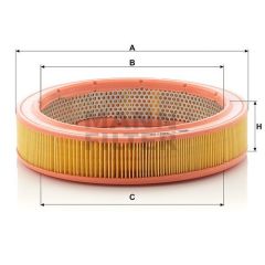 C 2852/2 FILTR POWIETRZA MANN FILTER