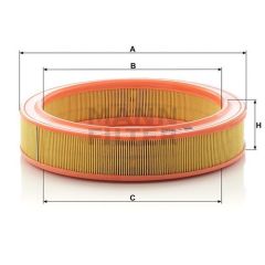 C 2873/1 ВОЗДУШНЫЙ ФИЛЬТР MANN FILTER