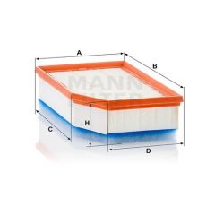 C 31 027 FILTR POWIETRZA MANN FILTER