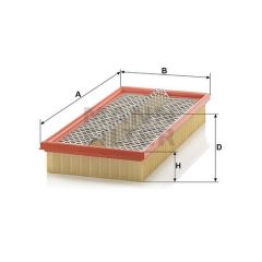 C 38 163/2 AIR FILTER MANN FILTER