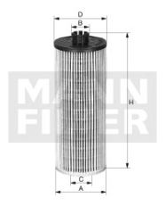 HU 12 122X ВСТАВКА МАСЛЯНОГО ФИЛЬТРА MANN FILTER