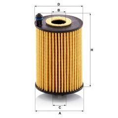 HU 7046 Z FILTR OLEJU MANN FILTER