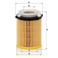 HU 711/6 Z FILTR OLEJU MANN FILTER