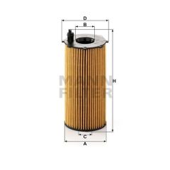 HU 820/2 x FILTR OLEJU MANN FILTER