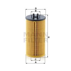 HU 835/1 Z FILTR OLEJU MANN FILTER