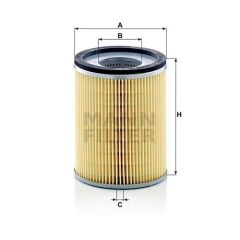 H 1366 X OIL FILTER MANN FILTER