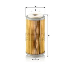H 822/1 X OIL FILTER MANN FILTER