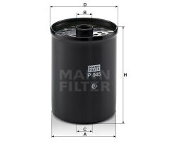 P 945 X FUEL FILTER MANN FILTER