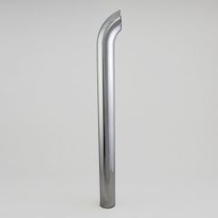 P208395 STACK PIPE, CURVED 5 IN (127 MM) OD X 60 IN (1524 MM) CHROME DONALDSON