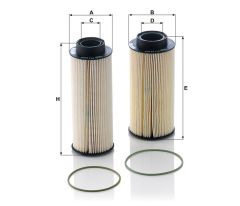 PU 10 003-2X FUEL FILTER SET MANN FILTER