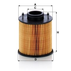 U 620/3 Z KIT FILTR OLEJU MANN FILTER