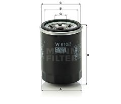 W 610/3 OIL FILTER MANN FILTER