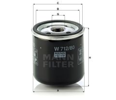 W 712/80 FILTR OLEJU MANN FILTER