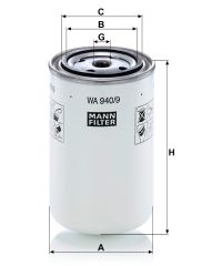 WA 940/9 COOLANT FILTER MANN FILTER