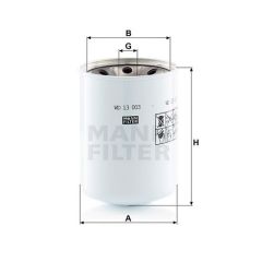 WD 13 003 x OIL FILTER MANN FILTER