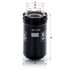 WD 8006 FILTR HYDRAULICZNY MANN FILTER