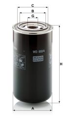 WD 950/4 OIL FILTER MANN FILTER