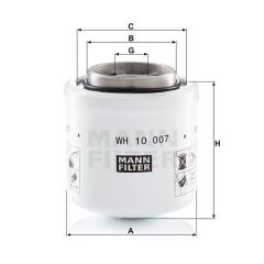WH 10 007 FILTR HYDRAULICZNY MANN FILTER