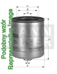 WK 9042 X FUEL FILTER MANN FILTER TEMPORAIRLY NOT AVAILABLE