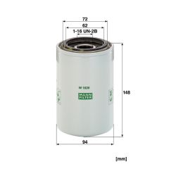 W 1020 OIL FILTER MANN FILTER