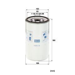 W 1168/3 OIL FILTER MANN FILTER