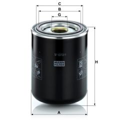 W 1372/1 OIL FILTER MANN FILTER