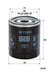 W 712/65 OIL FILTER MANN FILTER