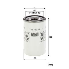W 719/46 OIL FILTER MANN FILTER